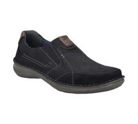 Josef Seibel Herren Slipper New Anvers 01,Weite K (Extra weit),Wechselfußbett,Slip-ons,Slides,Schlupfschuhe,schwarz-Kombi,46 EU