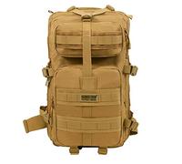 Seibertron Falcon Taktischer Militärischer Rucksack Kompakt Angriff für Wandern Reisen Trekking Tasche Tactical Bag Assault Backpack Military Camping Pack Outdoor Daypacks (Khaki 37L)