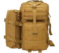 Seibertron Falcon Taktischer Militärischer Rucksack Kompakt Angriff für Wandern Reisen Trekking Tasche Tactical Bag Assault Backpack Military Camping Pack Outdoor Daypacks Khaki 37L(1+1)