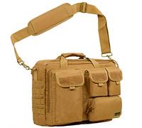 Seibertron X.K.B.B-2 Laptop Tasche Multifunktions Herren Militär Taktische Outdoor Schultertasche, Handtasche, Aktentasche, Umhängetasche, Crossbody Sling Case, 14,1" Zoll Khaki
