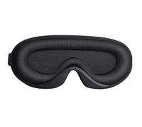 Seiden-Augenmaske 2 Stück 3D Memory Foam Seiden-Schlafmaske, weiche Augenklappen, Komfort, dreidimensionales Design, Gesichts-Schlafmaske, atmungsaktiv FüR Schlaf(Black)