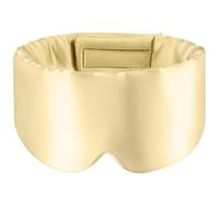 Seiden-Augenmaske 2 Stück Schlafmaske aus Maulbeerseide, Seiden-Augenabdeckung, Verdunkelungs-Augenmaske for Seitenschläfer, Reise-Augenklappe, weiche Augenbinde, glatt FüR Schlaf(Beige)