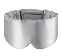 Seiden-Augenmaske 2 Stück Schlafmaske aus Maulbeerseide, Seiden-Augenabdeckung, Verdunkelungs-Augenmaske for Seitenschläfer, Reise-Augenklappe, weiche Augenbinde, glatt FüR Schlaf(Gray)