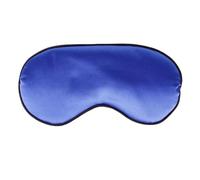 Seiden-Augenmaske 3 stücke 3D Seide Schlaf Maske Auge Hilfe Schlafen Augen Eyeshade Abdeckung Schatten Augenklappe Weiche Tragbare Augenbinde Reise FüR Schlaf(Blue)