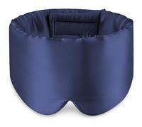 Seiden Schlafmaske aus 100% 6A Maulbeerseide - Verdunkelnde Augenmaske mit Nasenflügel-Design & verstellbarem Klettband, perfekt für Damen, Herren, Seitenlage, Reise & zu Hause