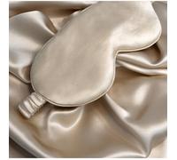 Seiden Schlafmaske creme