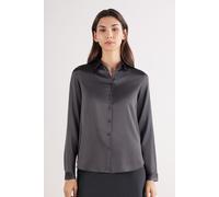 Seidenbluse Grau L
