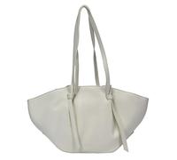 SEIDENFELT Damen Midi-Shopper RYD - Elegante Trapez Handtasche mit Knoten-Details - Hochwertiges Kunstleder seidenmatt - Schultertasche mit Reißverschluss