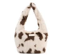 Seidenfelt Letje Schultertasche 47 cm weiss