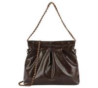 Seidenfelt Manufaktur Beuteltasche Loimaa Shoulderbag dark brown/gold