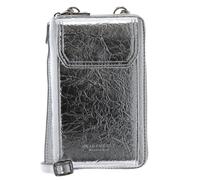 SEIDENFELT MANUFAKTUR Calla Phone Wallet Crinkle Silver