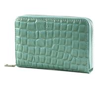 SEIDENFELT MANUFAKTUR Ebba Wallet Croco Print Ice Blue