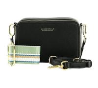 Seidenfelt Svedala Mini Bag Umhängetasche 17 cm black-gold (TAS008260) schwarz
