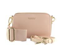 SEIDENFELT MANUFAKTUR Falun Tricolor Crossbody Powder Blush/Gold