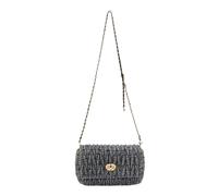 SEIDENFELT MANUFAKTUR Floro Shoulder Bag Black & White
