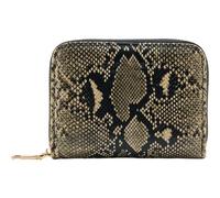 SEIDENFELT MANUFAKTUR Geldbörse Ylva Wallet Reptile Beige schwarz