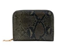 SEIDENFELT MANUFAKTUR Geldbörse Ylva Wallet Reptile Dark Green dunkelgrün
