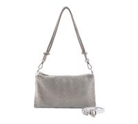 Seidenfelt Hallila Schultertasche 26 cm silberfarben