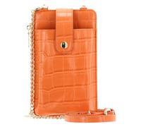 SEIDENFELT MANUFAKTUR Handytasche Geldbörse Medja Cellphone Bag Structure Orange