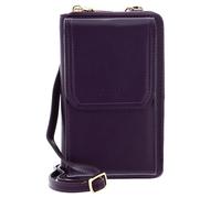 SEIDENFELT MANUFAKTUR Handytasche Geldbörse Sanna Phone Wallet Violet/Gold violett