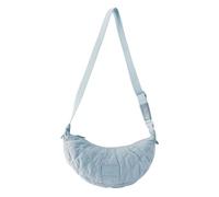 Seidenfelt - Handtasche Mit Reißversc Hetta Halfmoon Bag Ice Blue Hellblau