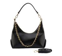 SEIDENFELT MANUFAKTUR Huuvari Hobo Bag Black