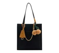 SEIDENFELT MANUFAKTUR Lyby Shopper Black schwarz