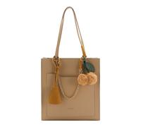 Seidenfelt Schultertasche Lyby 31 cm Braun