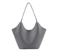 SEIDENFELT MANUFAKTUR Nelma Tulip Shopper Light Grey