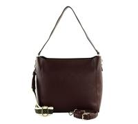 Seidenfelt Persby Schultertasche 40 cm very dark red-gold (TAS037380)