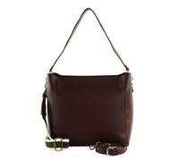 SEIDENFELT MANUFAKTUR Persby Hobo Bag Very Dark Red/Gold