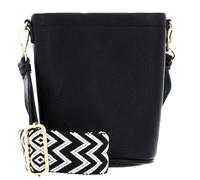 SEIDENFELT MANUFAKTUR Persby Small Bucket Crossbody Bag Black / Gold
