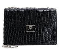 Seidenfelt Roros Big Umhängetasche 25 cm croco print black (TAS033509)