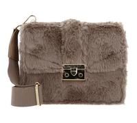 SEIDENFELT MANUFAKTUR Umhängetasche Fluffy Roros Crossbody Bag Mid Brown/Gold hellbraun