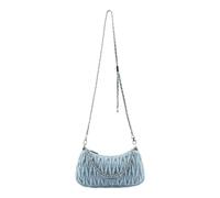 Seidenfelt Floro Schultertasche 45 cm blau