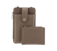 Seidenfelt Medja - Handytasche 18 cm powder taupe