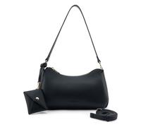 Seidenfelt Schultertasche Meloy 30 cm Schwarz
