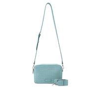 SEIDENFELT MANUFAKTUR Nesna Camera Bag Croco Print Ice Blue