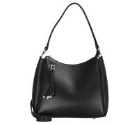 SEIDENFELT MANUFAKTUR Schultertasche Umhängetasche Sandve Midi Hobo Bag Black schwarz