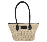 Seidenfelt Savonlinna Tulip - Shopper 33.5 cm (natural straw with black)