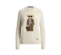 Seidenpullover mit Summer Polo Bear XL Cream