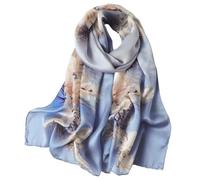 Seidenschal Damen 100% Seide Schal Damen Geschenk für Frauen Weich | 100% Seide, Hautfreundlich, Weich & Leicht, Elegante Muster, Geschenkbox, Vielseitig Tragbar Als Schal Oder Stola