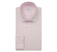 Businesshemd SEIDENSTICKER, Herren, Gr. 3XL (47), normale Ärmellängen, rosa (rosé), 100% Baumwolle, unifarben, Strukturmuster, regular fit, Langarm 2-Knopf-Manschette, Hemden, Regular Kentkragen Struk