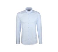 Seidensticker Casual Hemd Herren Regular Fit Baumwolle hellblau, 39