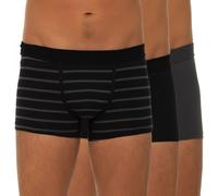 Seidensticker 3-er Set Trunks Grau, Schwarz & Gestreift