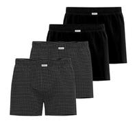 Seidensticker 4er Pack Herren Web Boxershorts Unterhose Baumwolle | Feine Webware Lockerer, bequemer Schnitt Ideal als tägliches Basic