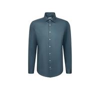 Seidensticker Hemd Herren Slim Fit Langarm Baumwolle blau, 42