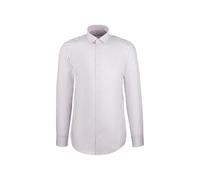 Seidensticker Businesshemd Schwarze Rose Herren Slim Fit Grau Gestreift 100% Baumwolle Gr. M (40)