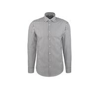 Slim Fit Business-Hemd mit Knopfleiste 44 men Mittelbraun