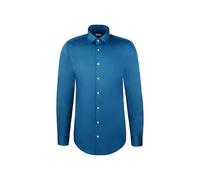 Businesshemd SEIDENSTICKER "Schwarze Rose", Herren, Gr. L (41), normale Ärmellängen, grün (sage grün), 100% Baumwolle, unifarben, slim fit, Langarm 2-Knopf-Manschette, Hemden, Slim 1/1 Kentkragen Uni 